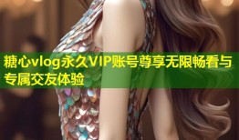 糖心vlog永久VIP账号尊享无限畅看与专属交友体验