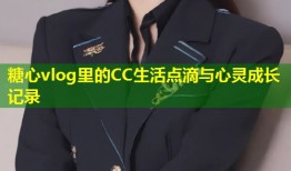 糖心vlog里的CC生活点滴与心灵成长记录