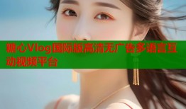 糖心Vlog国际版高清无广告多语言互动视频平台