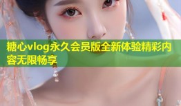 糖心vlog永久会员版全新体验精彩内容无限畅享