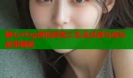 糖心vlog唐伯虎高三生活点滴与成长故事揭秘