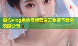 糖心vlog免会员版蓝奏云免费下载全攻略分享