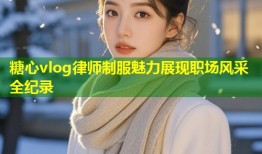 糖心vlog律师制服魅力展现职场风采全纪录