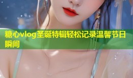 糖心vlog圣诞特辑轻松记录温馨节日瞬间