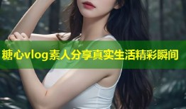 糖心vlog素人分享真实生活精彩瞬间