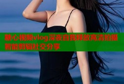 糖心视频vlog深夜自我释放高清拍摄智能剪辑社交分享