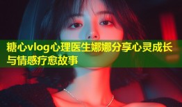 糖心vlog心理医生娜娜分享心灵成长与情感疗愈故事