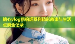糖心vlog唐伯虎系列精彩故事与生活点滴全记录