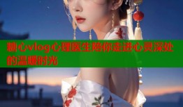 糖心vlog心理医生陪你走进心灵深处的温暖时光