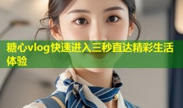 糖心vlog快速进入三秒直达精彩生活体验