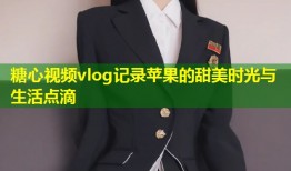 糖心视频vlog记录苹果的甜美时光与生活点滴