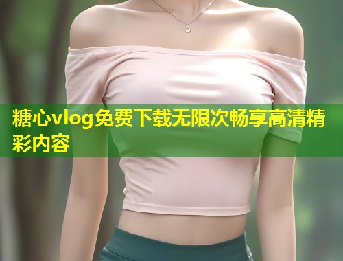 糖心vlog免费下载无限次畅享高清精彩内容