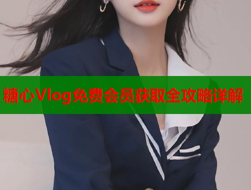 糖心Vlog免费会员获取全攻略详解