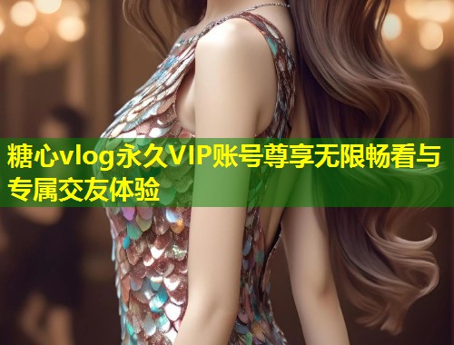 糖心vlog永久VIP账号尊享无限畅看与专属交友体验