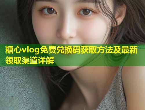 糖心vlog免费兑换码获取方法及最新领取渠道详解